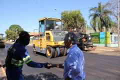 Governador visita e entrega obras em Pedro Gomes - Chico Ribeiro