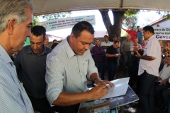 Entrega de obras em Gloria de Dourados - Foto Chico Ribeiro