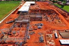 Obra do Hospital vista aerea
