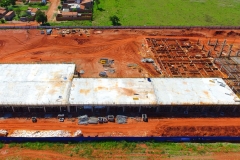 Obra do Hospital vista aerea