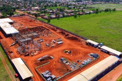 Obra do Hospital vista aerea