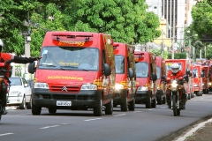 Reinaldo entrega 21 viaturas para o Corpo de Bombeiros - Foto Edemir Rodrigues