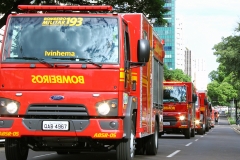 Reinaldo entrega 21 viaturas para o Corpo de Bombeiros - Foto Edemir Rodrigues