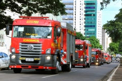 Reinaldo entrega 21 viaturas para o Corpo de Bombeiros - Foto Edemir Rodrigues