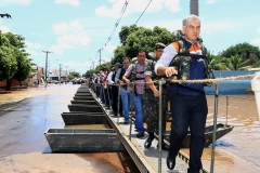 Governador visita desabrigados da cheia do rio Aquidauana e entrega mantimentos-Foto Edemir Rodrigues (37)