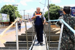 Governador visita desabrigados da cheia do rio Aquidauana e entrega mantimentos-Foto Edemir Rodrigues (38)