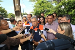 Governador visita desabrigados da cheia do rio Aquidauana e entrega mantimentos-Foto Edemir Rodrigues (42)