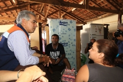 Governador visita desabrigados da cheia do rio Aquidauana e entrega mantimentos-Foto Edemir Rodrigues (44)