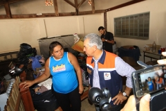 Governador visita desabrigados da cheia do rio Aquidauana e entrega mantimentos-Foto Edemir Rodrigues (45)