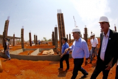 Governador visita obras do Hosp. Regional de Três Lagoas - Foto Chico Ribeiro