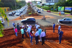 Visita governador e prefeito