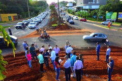 Visita governador e prefeito