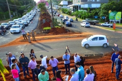 Visita governador e prefeito