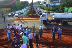 Visita governador e prefeito