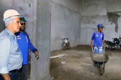 Governo vistoria obras da Santa Casa de Corumba - Foto Edemir Rodrigues