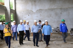 Governo vistoria obras da Santa Casa de Corumba - Foto Edemir Rodrigues