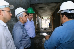 Governo vistoria obras da Santa Casa de Corumba - Foto Edemir Rodrigues