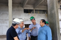 Governo vistoria obras da Santa Casa de Corumba - Foto Edemir Rodrigues