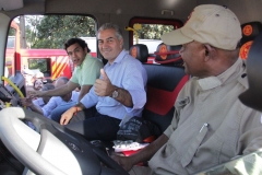 Governo entrega viaturas e visita obras em Ponta Porã - Foto Chico Ribeiro