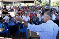 Governador entrega obras e assina ordem de serviço em Jateí e Vicentina - Foto Chico Ribeiro