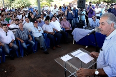 Governador entrega obras e assina ordem de serviço em Jateí e Vicentina - Foto Chico Ribeiro