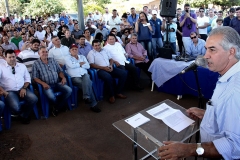 Governador entrega obras e assina ordem de serviço em Jateí e Vicentina - Foto Chico Ribeiro