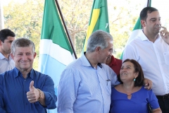 Governador entrega obras e assina ordem de serviço em Jateí e Vicentina - Foto Chico Ribeiro