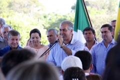 Governador entrega obras e assina ordem de serviço em Jateí e Vicentina - Foto Chico Ribeiro