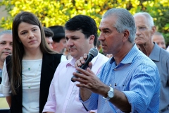 Governador entrega obras e assina ordem de serviço em Jateí e Vicentina - Foto Chico Ribeiro