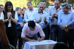 Governador entrega obras e assina ordem de serviço em Jateí e Vicentina - Foto Chico Ribeiro