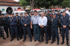 Governo visita obras da Sanesul, lança construção de casas e entrega viaturas em Coxim - Foto Chico Ribeiro (31)