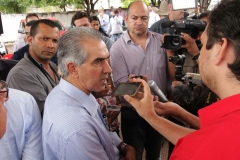Governo visita obras da Sanesul, lança construção de casas e entrega viaturas em Coxim - Foto Chico Ribeiro (34)