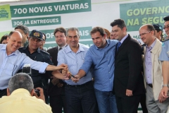 Governo visita obras da Sanesul, lança construção de casas e entrega viaturas em Coxim - Foto Chico Ribeiro (35)
