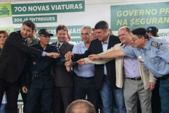 Governo visita obras da Sanesul, lança construção de casas e entrega viaturas em Coxim - Foto Chico Ribeiro (38)