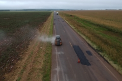 Obras de recuperação da MS 306 - Foto Edemir Rodrigues