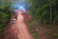 Obras de pavimentação da estrada parque de Piraputanga - Foto Edemir Rodrigues