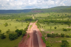 Obras de pavimentação da estrada parque de Piraputanga - Foto Edemir Rodrigues