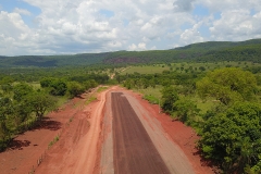 Obras de pavimentação da estrada parque de Piraputanga - Foto Edemir Rodrigues