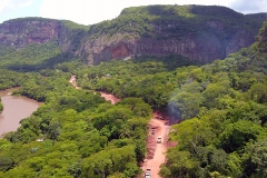 Obras de pavimentação da estrada parque de Piraputanga - Foto Edemir Rodrigues