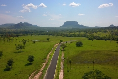 Obras de pavimentação da estrada parque de Piraputanga - Foto Edemir Rodrigues