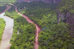 Obras de pavimentação da estrada parque de Piraputanga - Foto Edemir Rodrigues