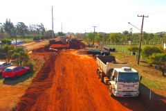 Obra da pavimentação do Indubrasil - Foto Edemir Rodrigues