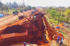 Obra da pavimentação do Indubrasil - Foto Edemir Rodrigues