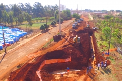 Obra da pavimentação do Indubrasil - Foto Edemir Rodrigues