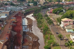 Obras de revitalização do rio Anhanduí - Foto Edemir Rodrigues