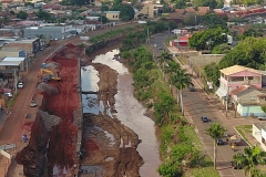 Obras de revitalização do rio Anhanduí - Foto Edemir Rodrigues