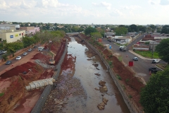 Obras de revitalização do rio Anhanduí - Foto Edemir Rodrigues