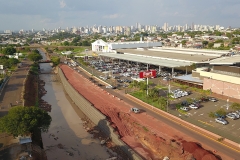 Obras de revitalização do rio Anhanduí - Foto Edemir Rodrigues