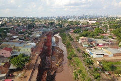 Obras de revitalização do rio Anhanduí - Foto Edemir Rodrigues