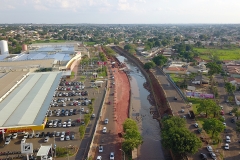 Obras de revitalização do rio Anhanduí - Foto Edemir Rodrigues